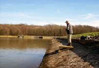 Large trout caught at Powdermill